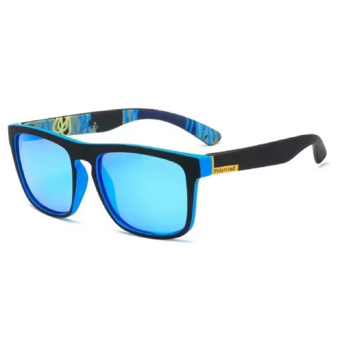 Lunettes de soleil carrées polarisées – style vintage pour hommes et femmes, idéal conduite et pêche, monture rétro, protection UV400