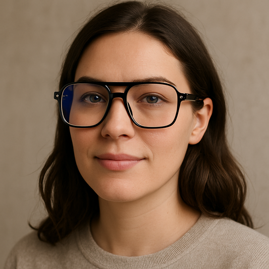 Lunettes carrées rétro anti-lumière bleue – monture transparente tendance pour hommes et femmes, idéale pour écran et confort visuel