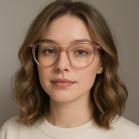Lunettes de mode rétro pour femmes – monture transparente, design luxe, protection Anti-lumière bleue, pour toutes saisons