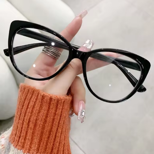 Lunettes œil de chat rétro pour femme – anti-lumière bleue, élégance vintage et confort pour écrans