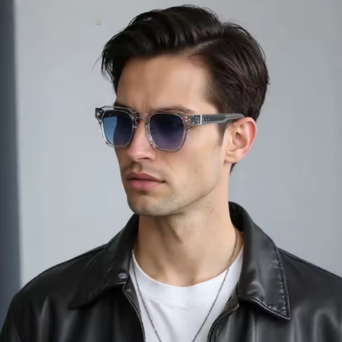 Lunettes de soleil carrées CATERSIDE – style classique revisité, pour hommes et femmes, look luxe pour la plage, les festivals ou les escapades en ville