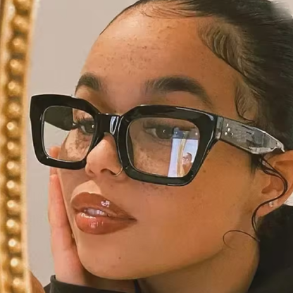 Lunettes de lecture carrées pour femmes – style vintage, protection Anti-lumière bleue, optique confortable pour écran, +1.0 à +3.5