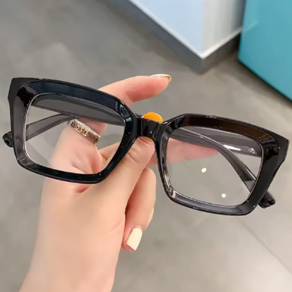 Lunettes de lecture carrées pour femmes – style vintage, protection Anti-lumière bleue, optique confortable pour écran, +1.0 à +3.5